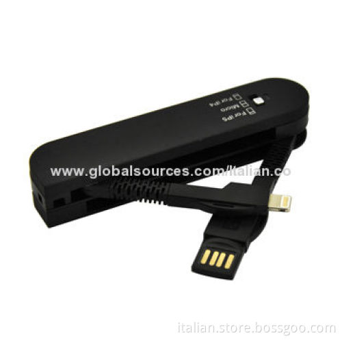 3-in-1 USB data and charging cable for iPhone and Samsung